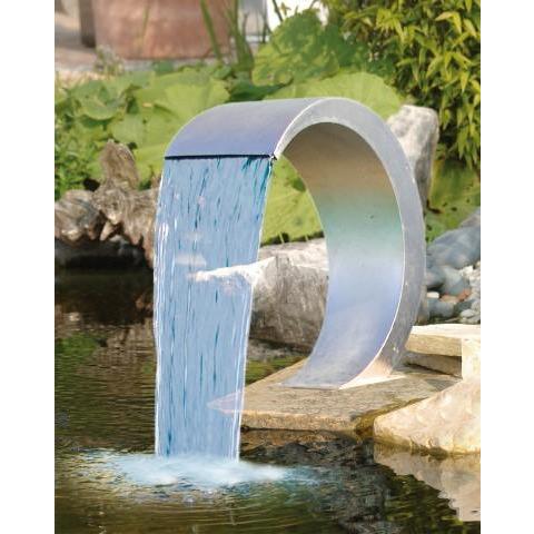 Ubbink Lame d'eau MAMBA - cascade Etang & Piscine - Inox 316L - Lame d'eau pour piscine 3700151444421 7504442