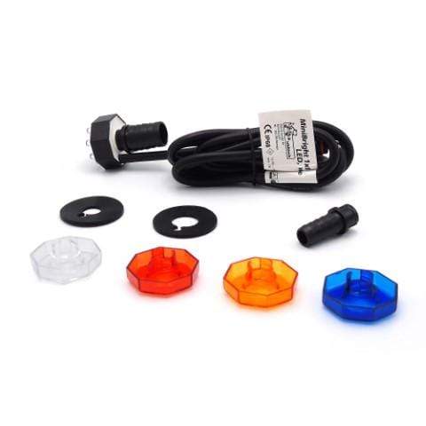 Ubbink Eclairages pour étang MiniBright 1x 8LED - Lampe à LED avec pastilles colorés SANS transfo - Ubbink 8711465540216 1354021