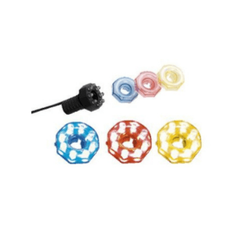 Ubbink Eclairages pour étang MiniBright 3x 8LED - 3 lampes à LED avec pastilles colorés - Ubbink 8711465540193 1354019