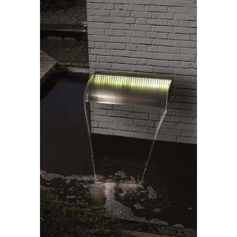 Ubbink Lames d'eau SET NEVADA 60 LED - cascade NEVADA 60 LED, 3900 l/h, conteneur 65l Quadra I, tuyau 2m - für eine Einbauhöhe von max. 75 cm 8711465121125 1312112