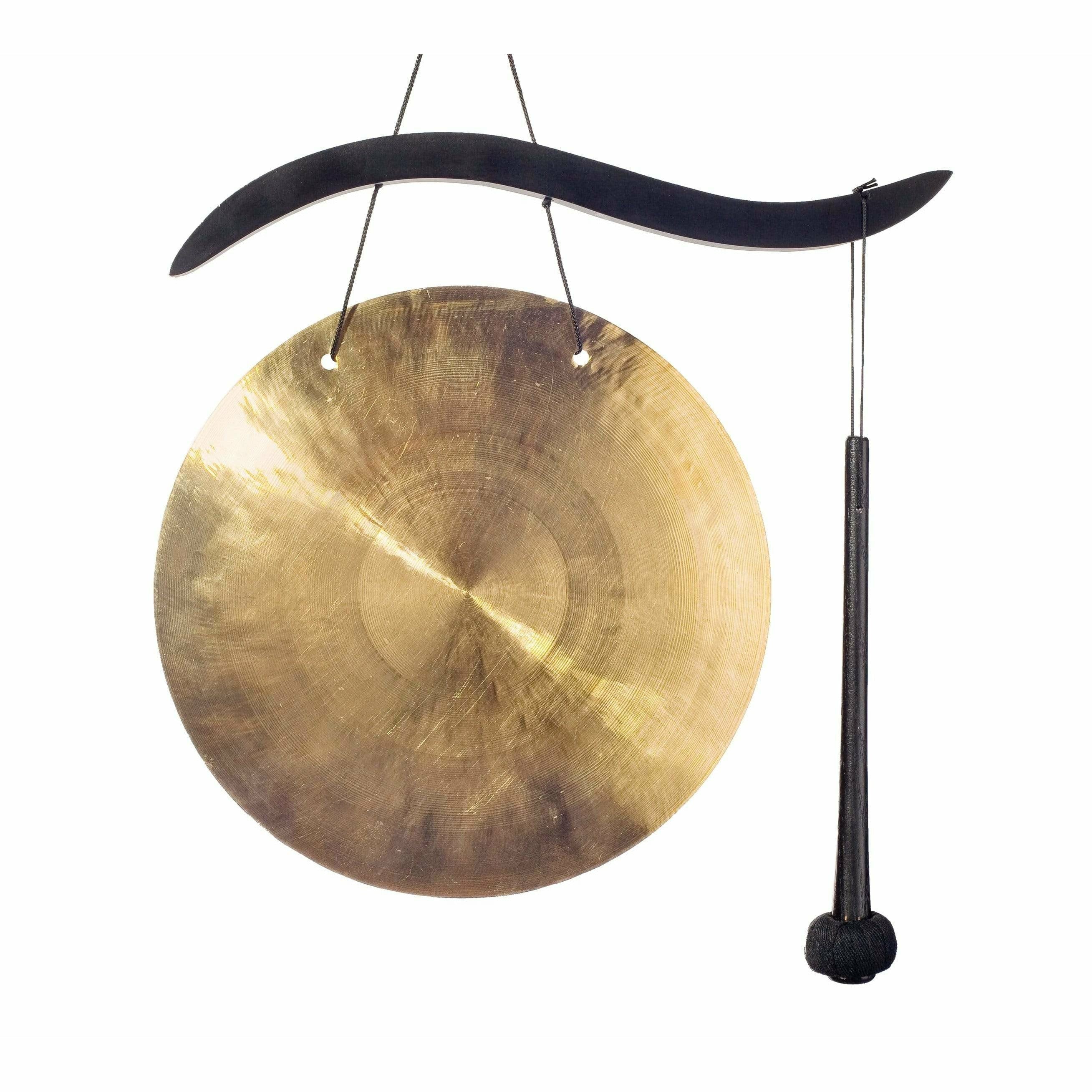 Woodstock Esprit Japonais Gong 25 cm à suspendre Ø 25 cm - hauteur totale 43 cm 28375061914 MMWCBHG