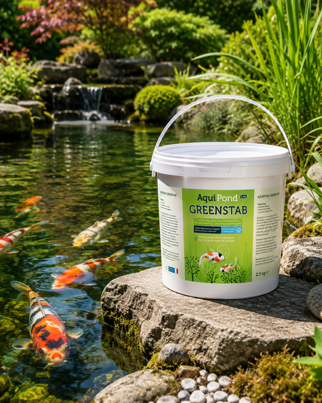 Aquipond Greenstab – Équilibre naturel pour limiter les algues dans le bassin