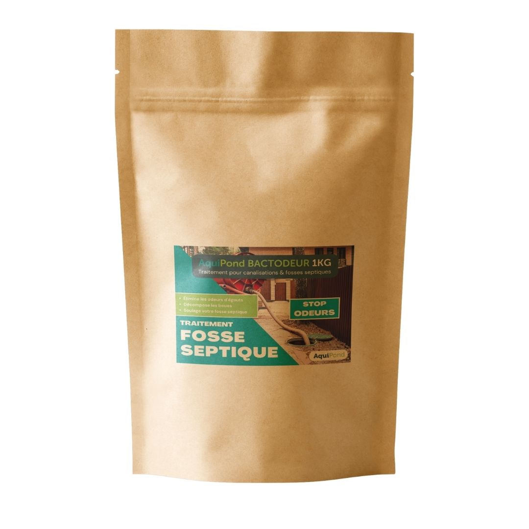 Aquipond Bactodeur 1KG - Neutralizes sewer odors &amp; improves your septic tank