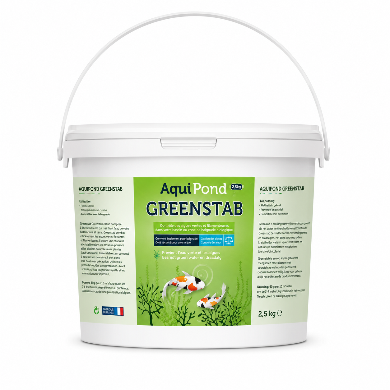 Aquipond Greenstab – Équilibre naturel pour limiter les algues dans le bassin