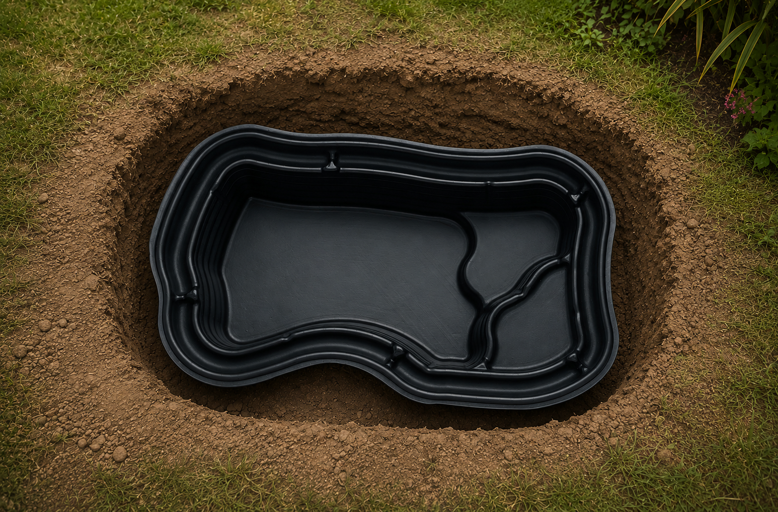 Zum Einbauen Teich 240 x 140 x 62CM - 1000 Liter - Oase
