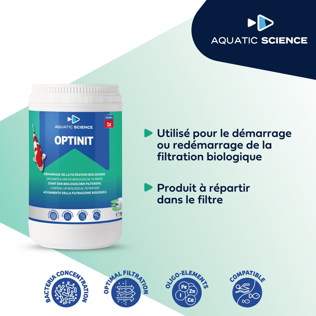 Optinit para 40m³ - Bactérias de ativação para filtração