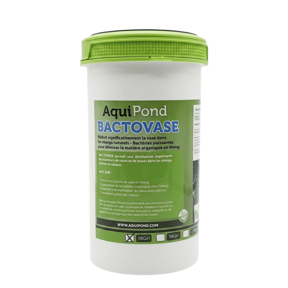 Aquipond Bactovase - 1Kg - Reduces silt in natural ponds