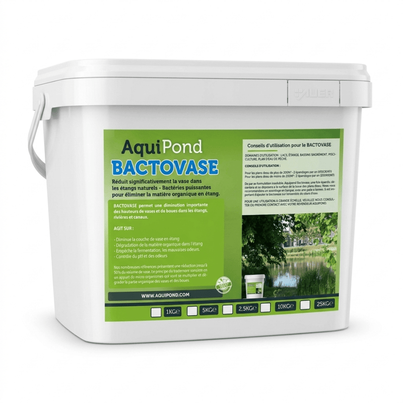 Aquipond Bactovase - 5Kg - Reduces silt in natural ponds
