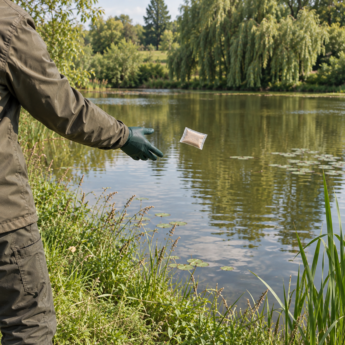 Aquipond Bacto Lake 5 kg – Bactéries pour une eau claire en étang naturel (5 000 m²)