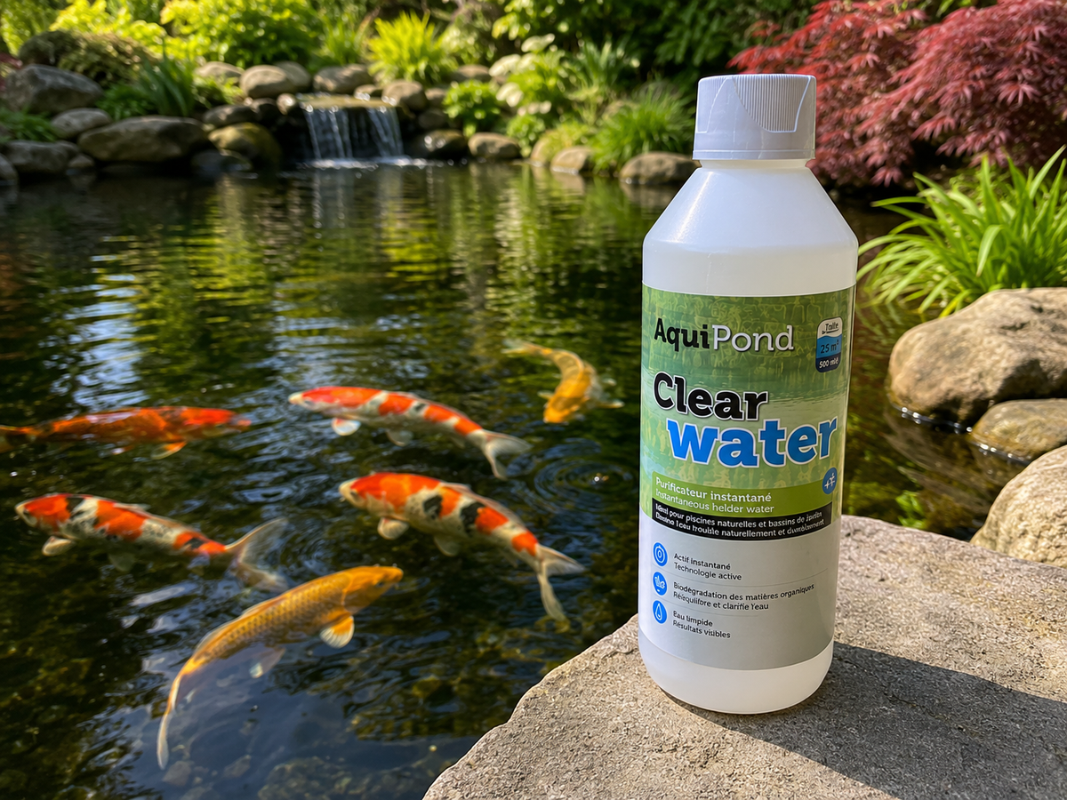 Aquipond Clearwater 25 m³ – Clarifiant pour eau trouble de bassin