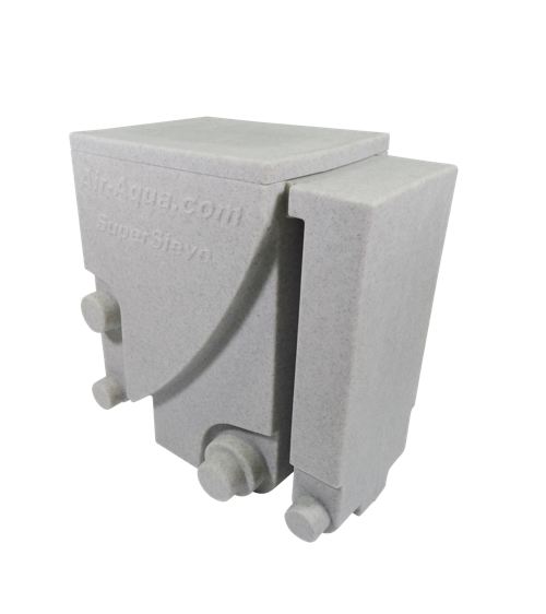 SuperSieve Pump marbre blanc — Aquitechnics — vue 2
