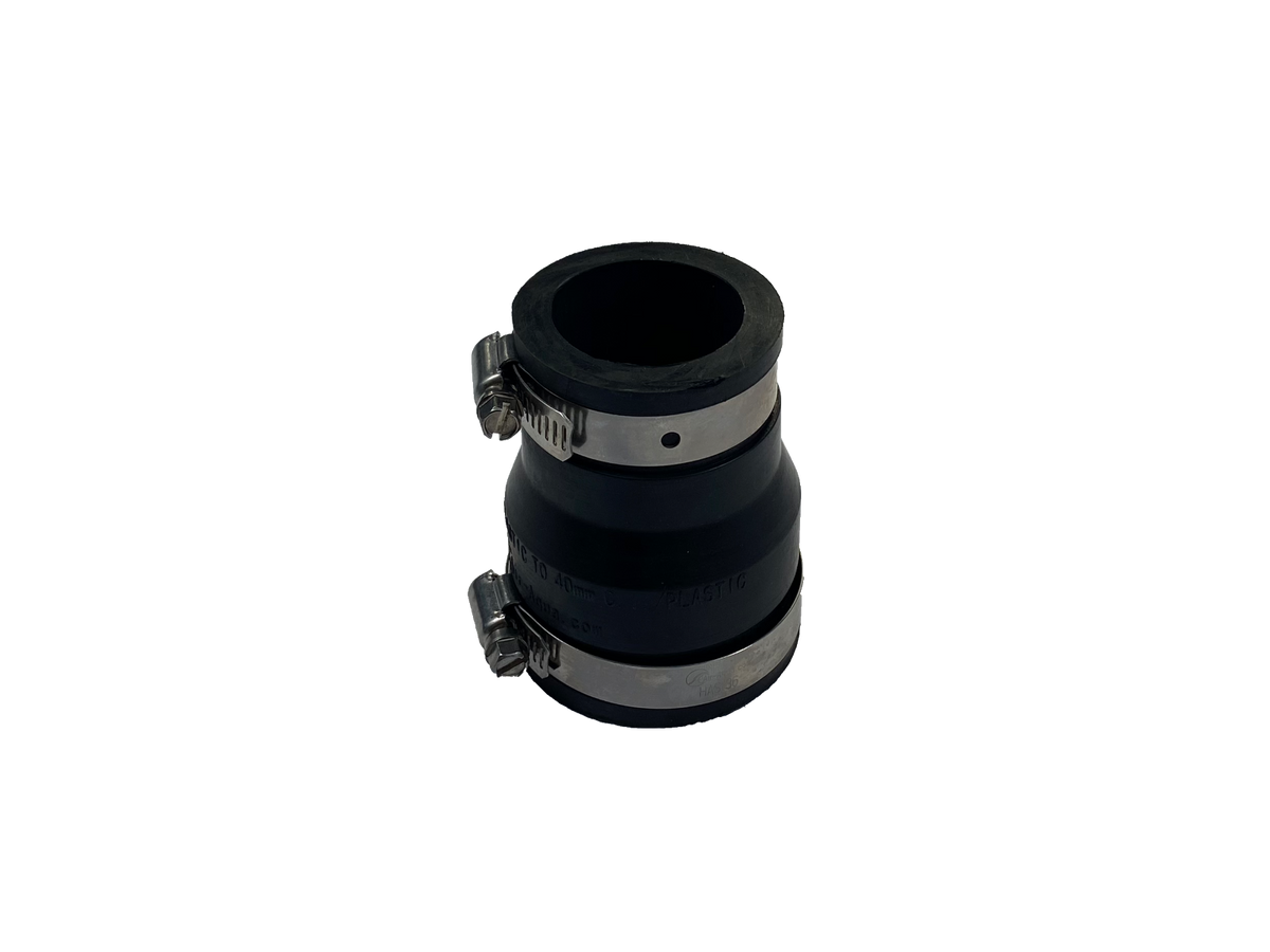 Manchon réducteur souple caoutchouc 40x25 mm (UVC) — Aquitechnics — vue 1