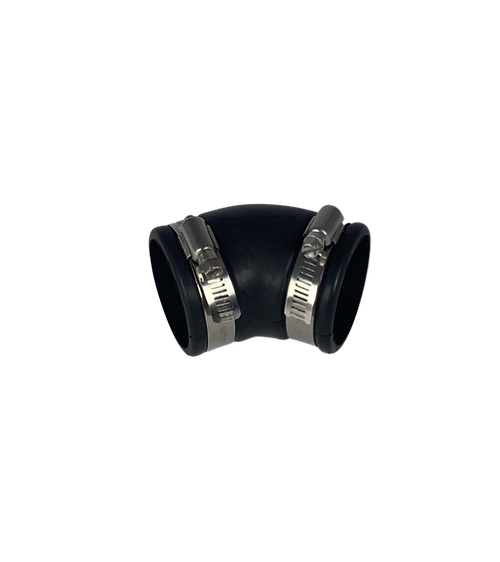 Courbe souple EPDM (45°) 25 mm — Aquitechnics — vue 1