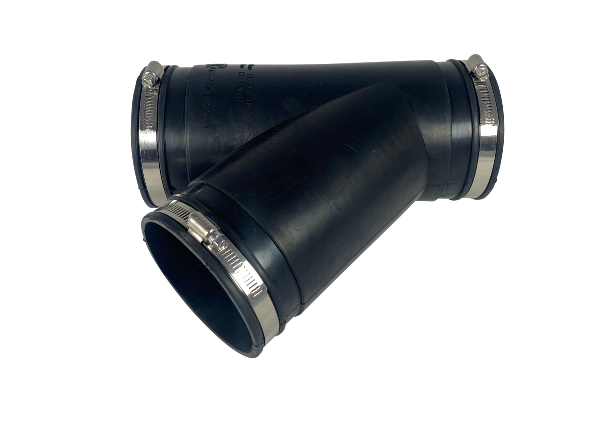 Pièce en Y en EPDM souple 110 mm — Aquitechnics — vue 1