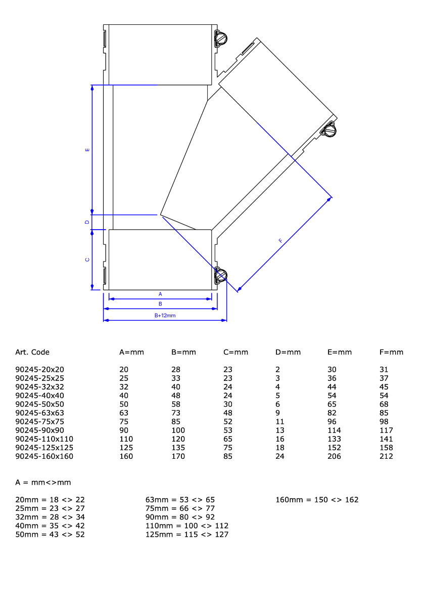 Pièce en Y en EPDM souple 25 mm — Aquitechnics — vue 2