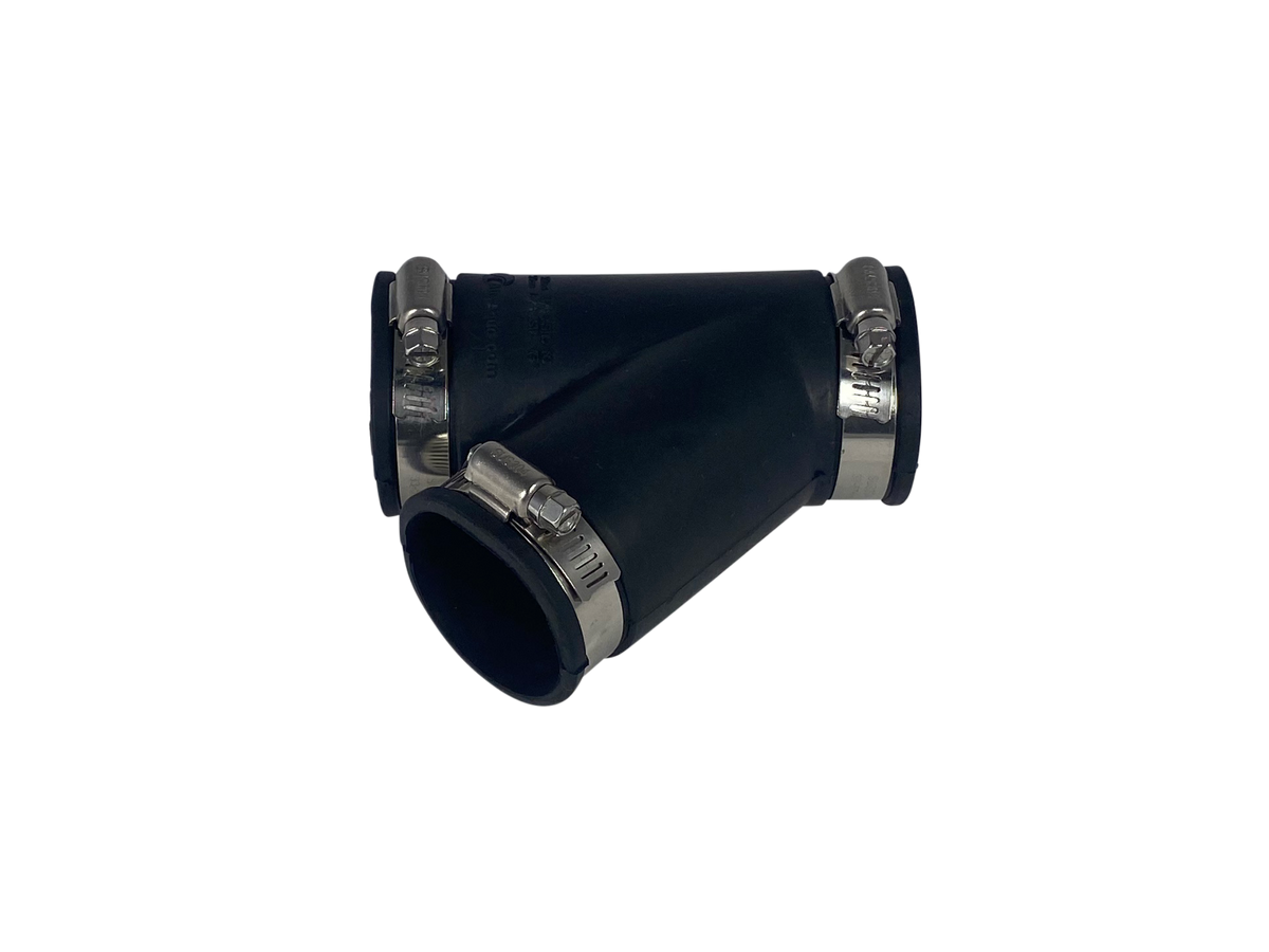 Pièce en Y en EPDM souple 50 mm — Aquitechnics — vue 1