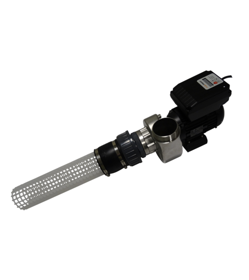 Tube à gille Ø 110 mm x longueur 1000 mm (blanc) — Aquitechnics — vue 2