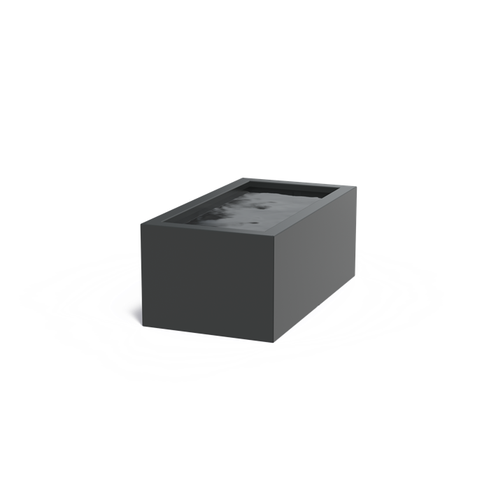 Bassin hors-sol Quadra en aluminium anthracite - Aquigarden