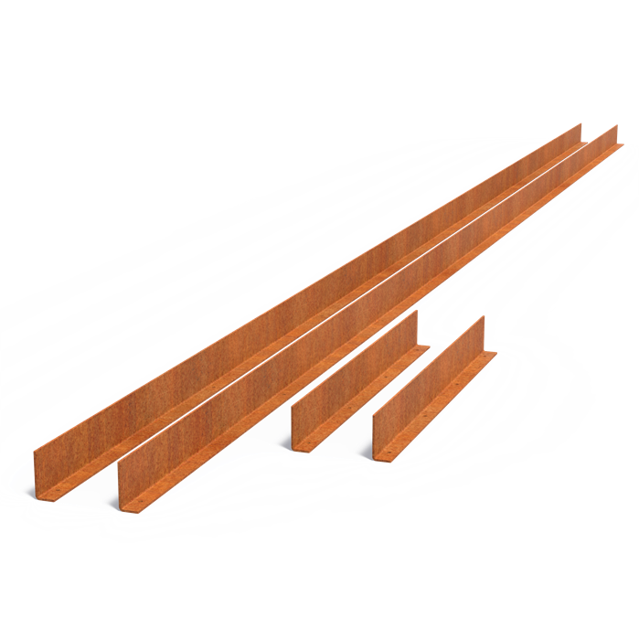 Bordure de finition pour bassin miroir Reflet en acier corten - Aquigarden