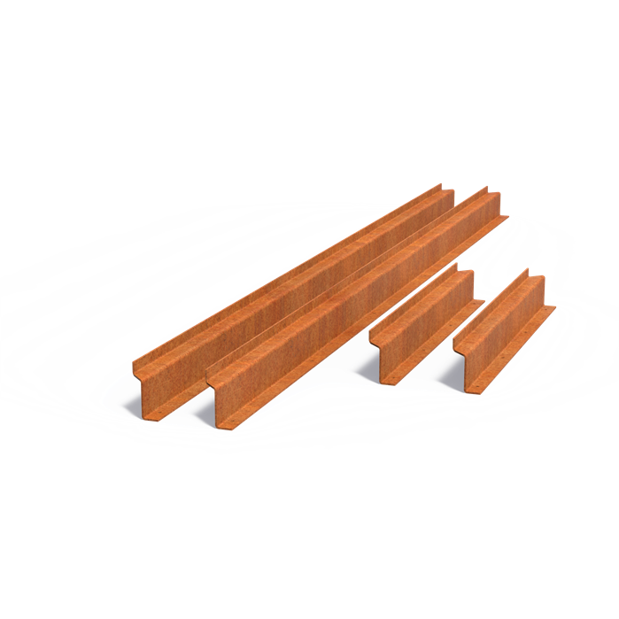 Bordure de finition pour bassin miroir Reflet en acier corten - Aquigarden