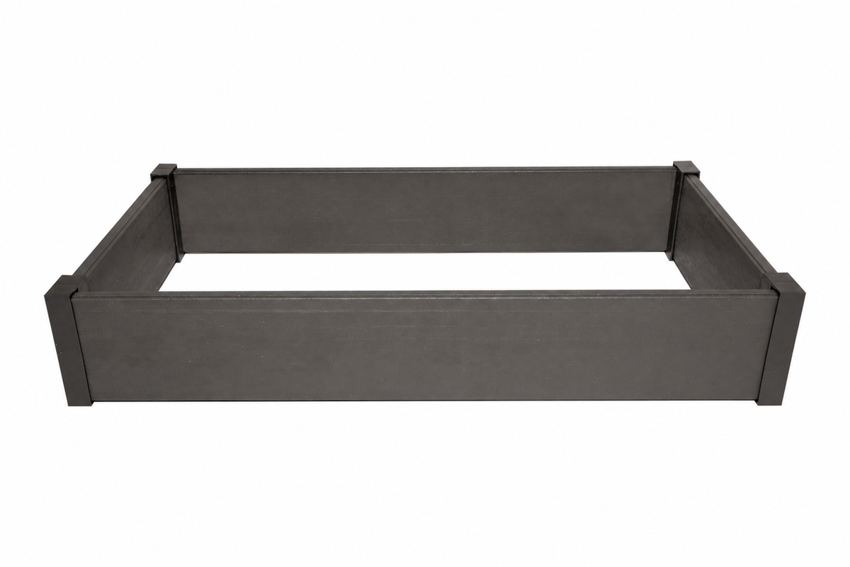 Kitchen Garden - Bac potager circulaire en plastique recyclé, 1, 2 ou 3 niveaux - Ecoo — fond blanc — ecoo-audit-032-white