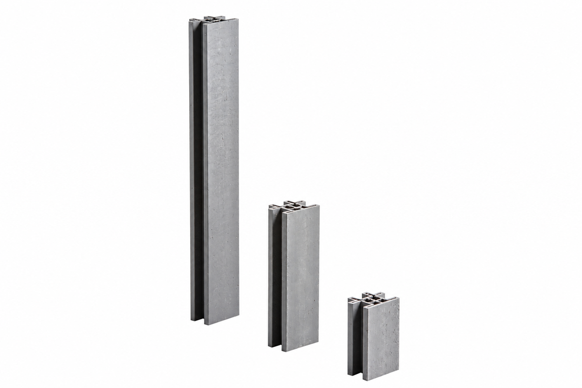 Ecoplanc Connect - Profil d'angle pour planches Ecoplanc, 22, 44 ou 100 cm - Ecoo — vue sur fond blanc