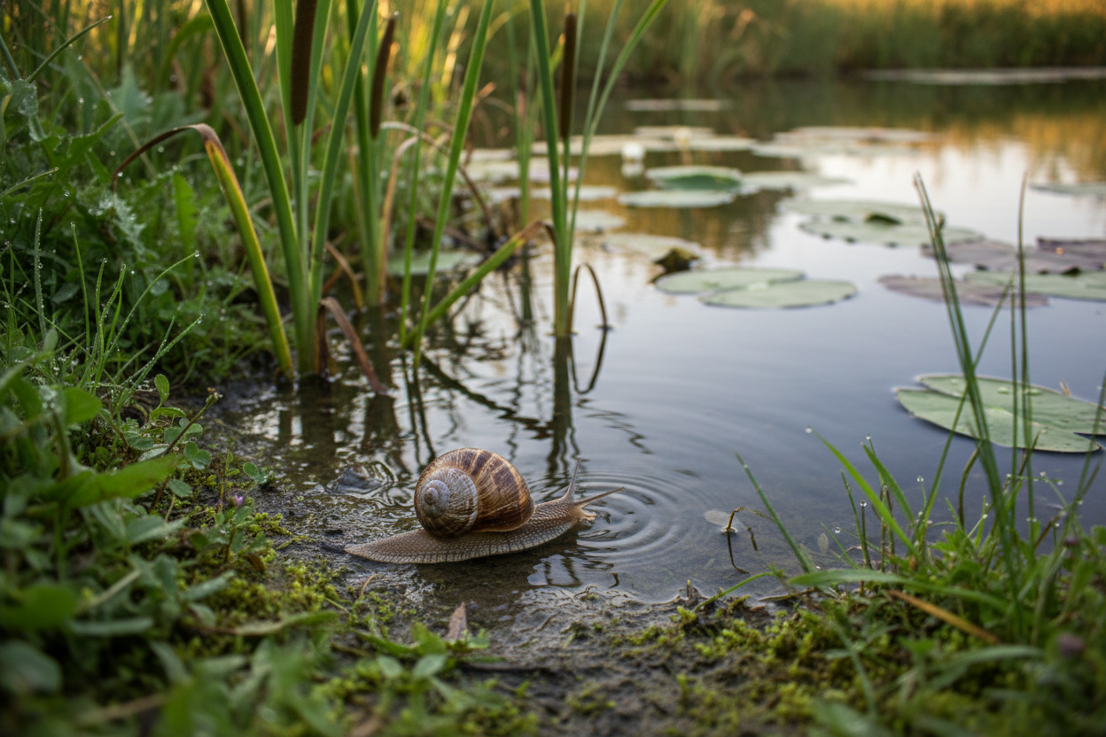 Escargot Filtrant Paludine Vivipaire - Viviparus Contectus - Moerashoornslak - Escargots filtrants pour bassin & lagunage