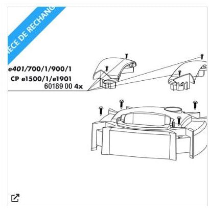 FOUDEBASSIN.COM JBL CP e4/7/9/15/1900/1,2 - Vis poignée Pièces détachées pour JBL CRISTALPROFI e1502 greenline 4014162601896 6018900