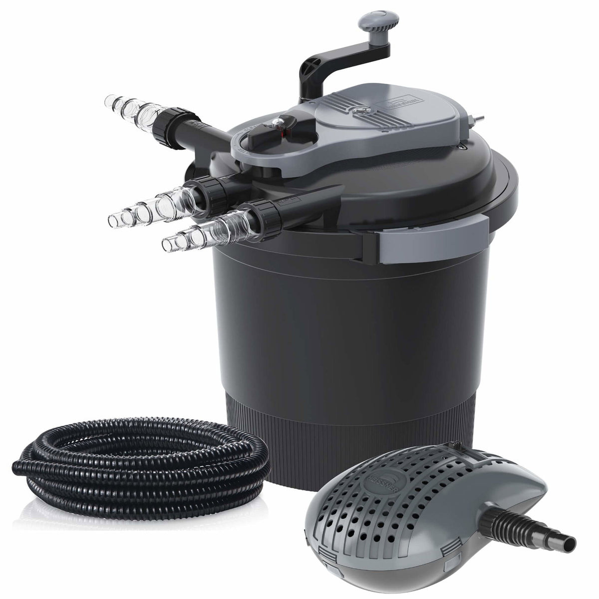 Kit filtre sous pression Heissner – 10 000 l, UVC 11 W