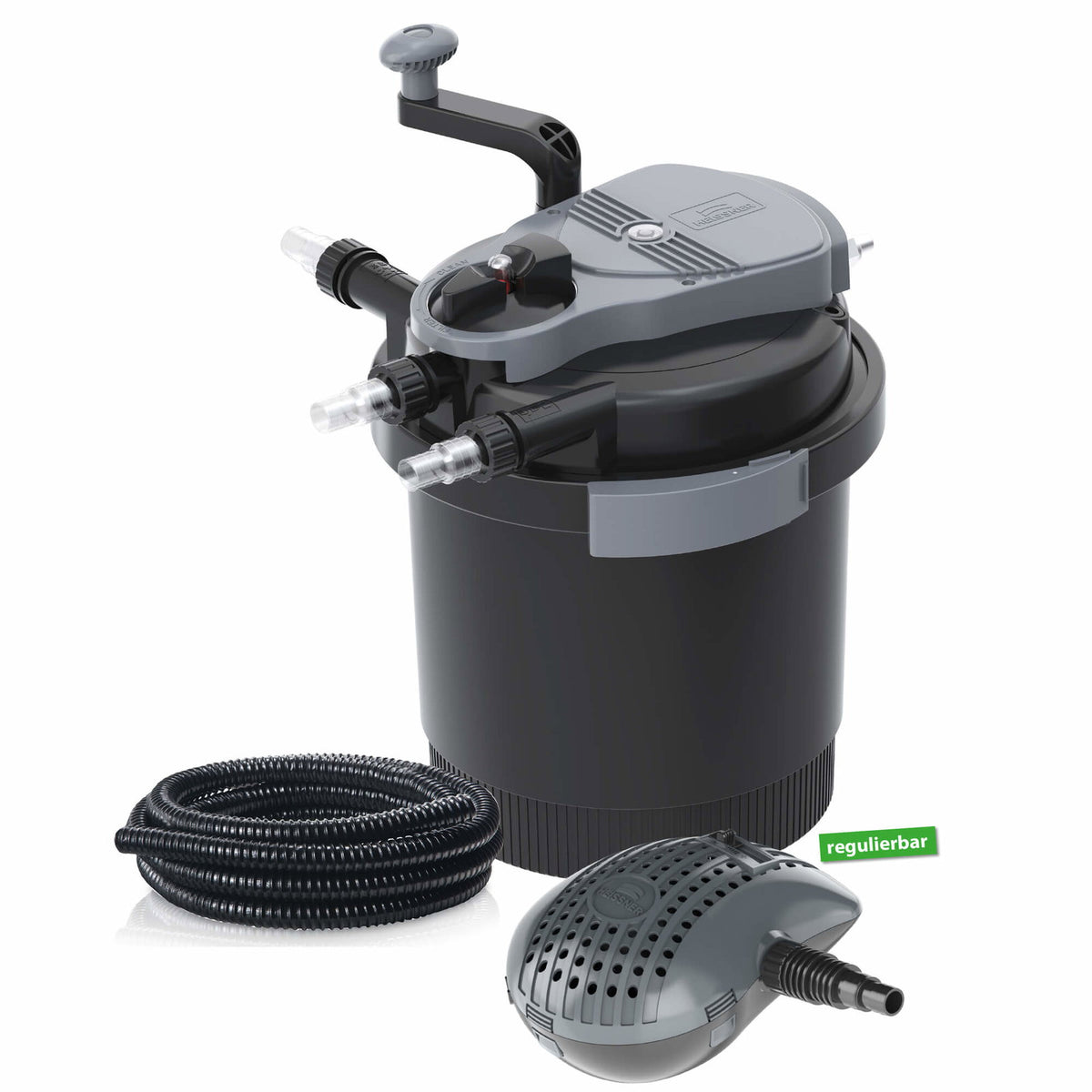 Kit filtre sous pression Heissner – 4 000 l, UVC 7 W