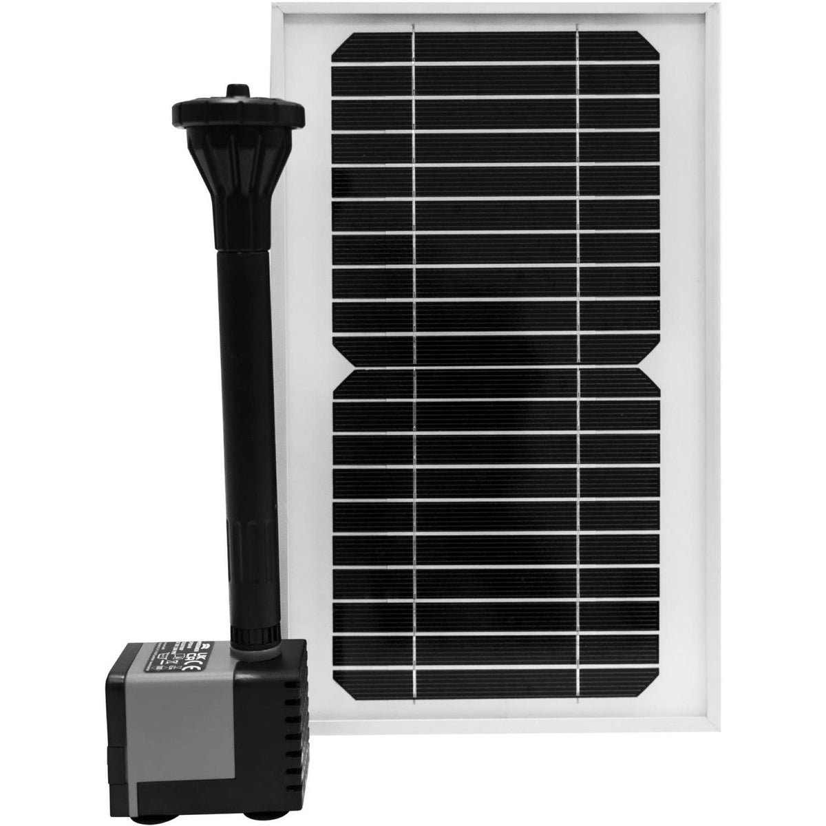 Kit pompe solaire Heissner – 550 l/h, 7 jets