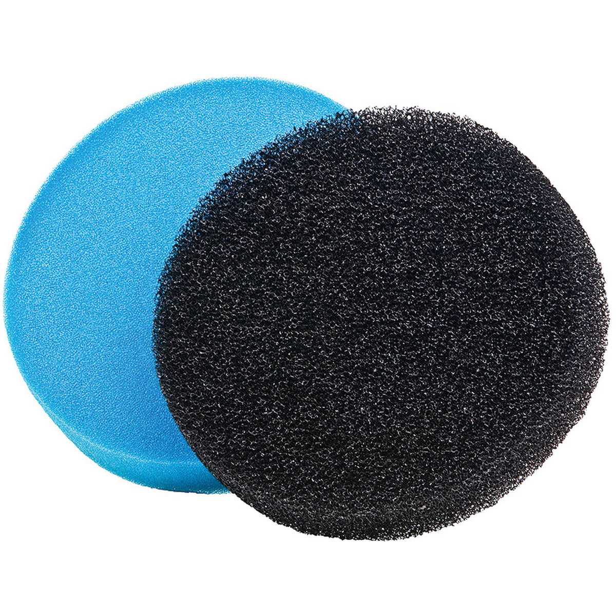 Lot de 2 mousses filtrantes rondes Heissner – diamètre 225 mm