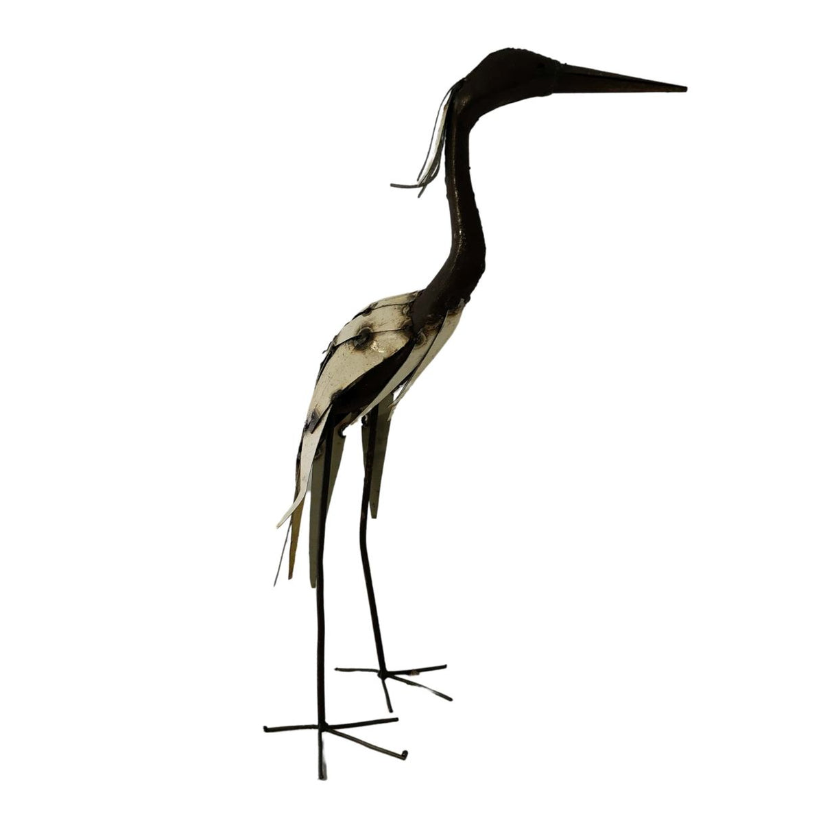 Héron blanc plumage 55cm