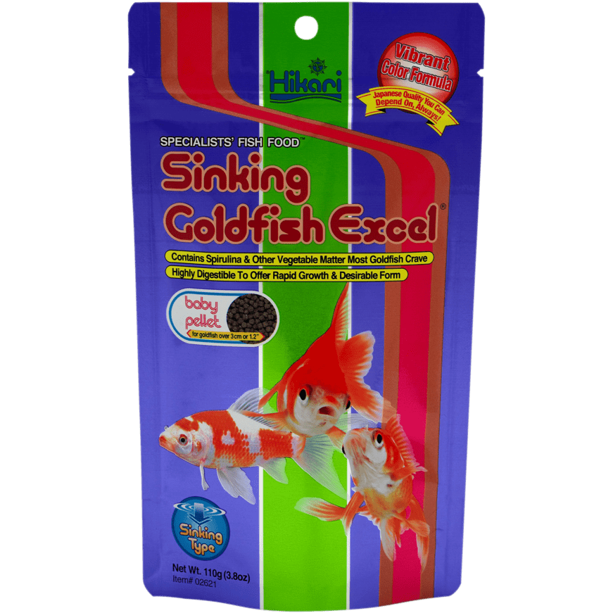 Hikari Goldfish Excel Baby - 1kg - Pour poissons rouges et voiles de c