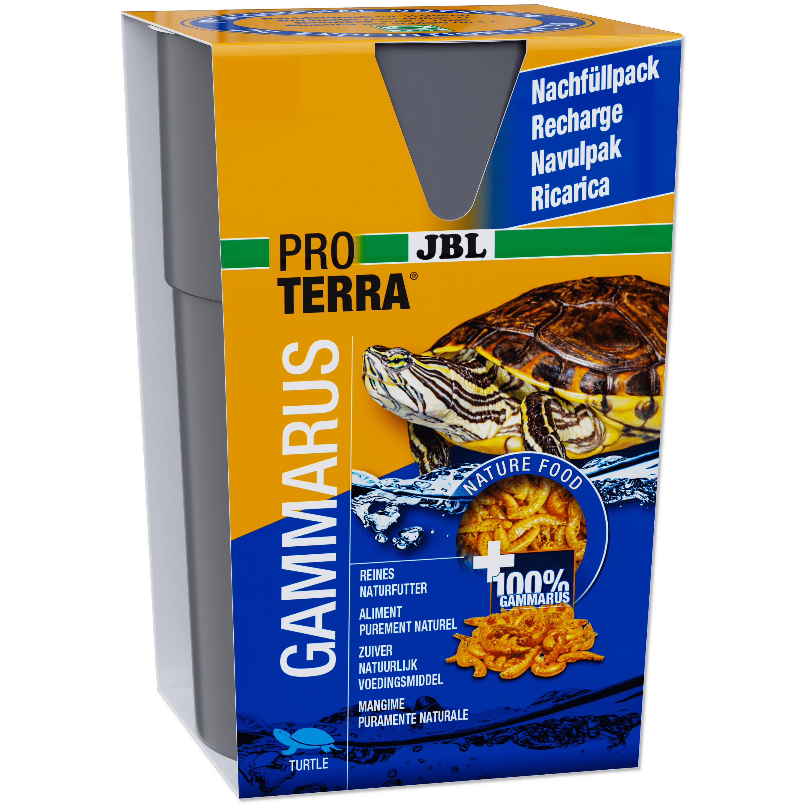 JBL 750 ml ProTerra JBL Gammarus - Friandises à base de gammares pour toutes les tortues d’eau 4014162723147 7231400
