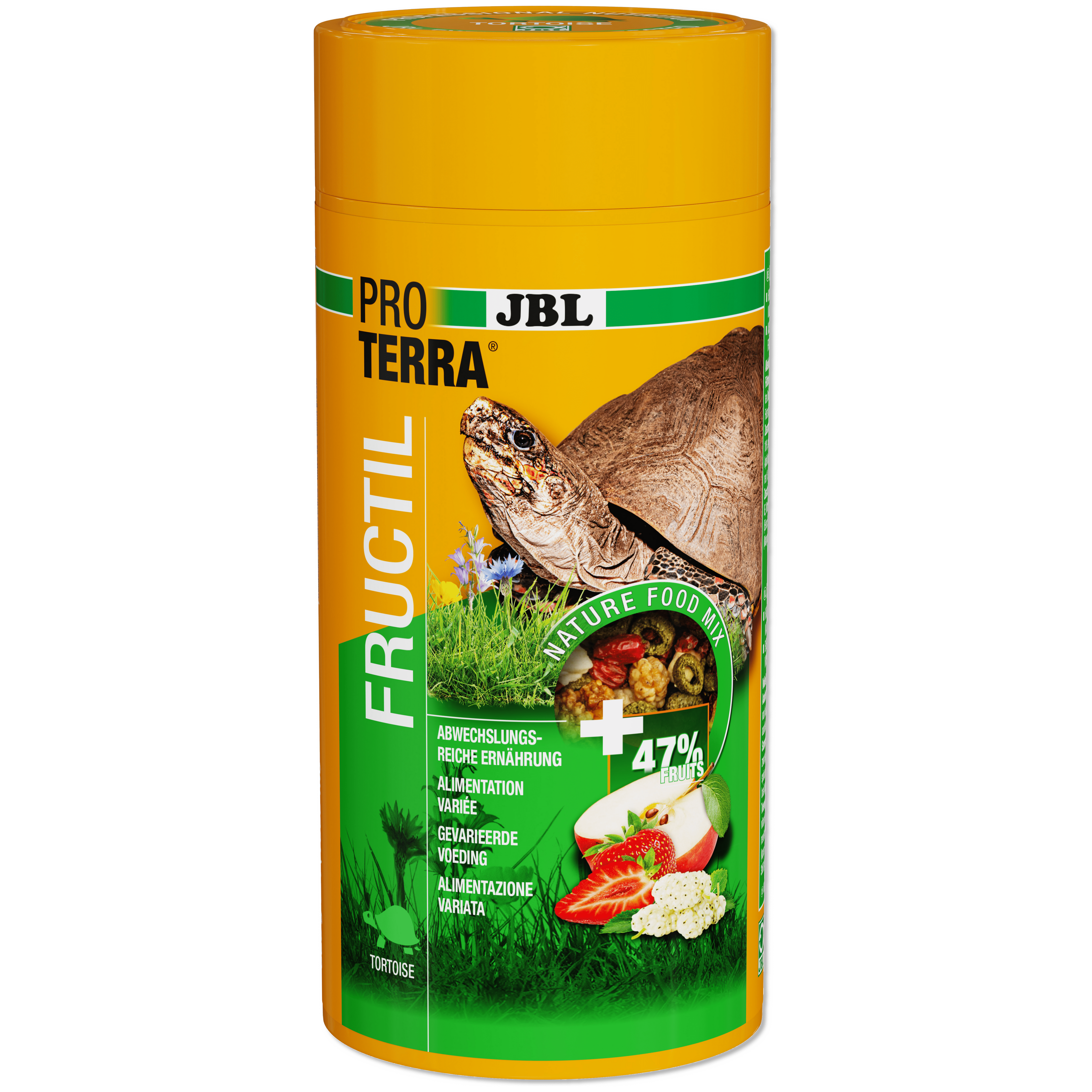 JBL ProTerra JBL Fructil - Aliment de base aux fruits pour une alimentation variée de toutes les tortues terrestres