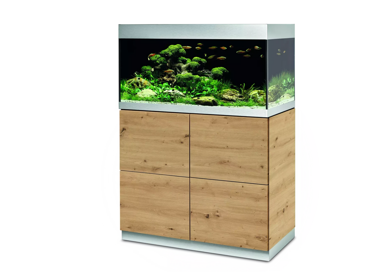 OASE HighLine 200 chêne naturel – aquarium et meuble – vue 2