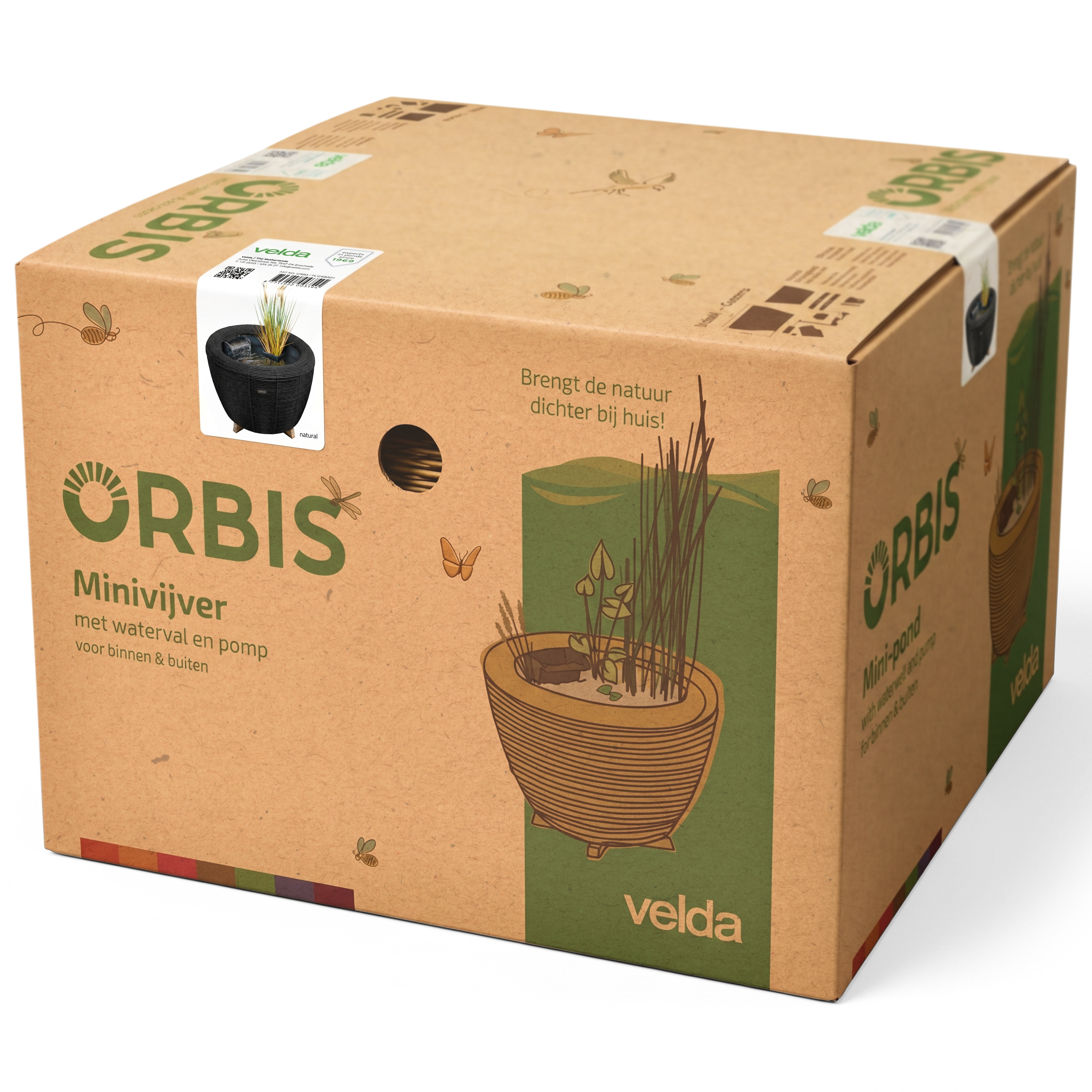 Orbis Mini Pond - Patio Bassin - Black Anthracite - Mini bassin de Terrasse