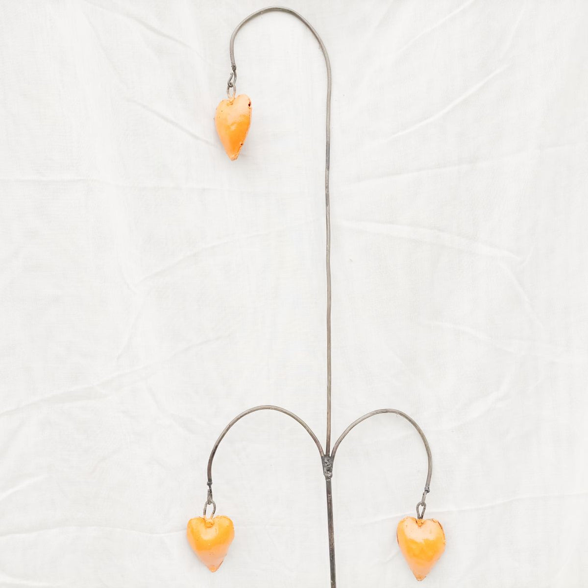 Tuteur Cœur Orange