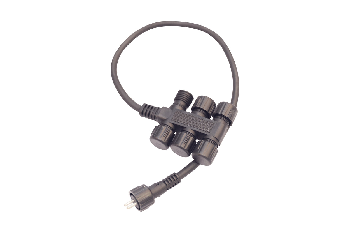 Adaptateur mâle H05RN-F2x0,75/femelle 6x2,3 — Adapter male H05RN-F2x0,75/female 6x2,3