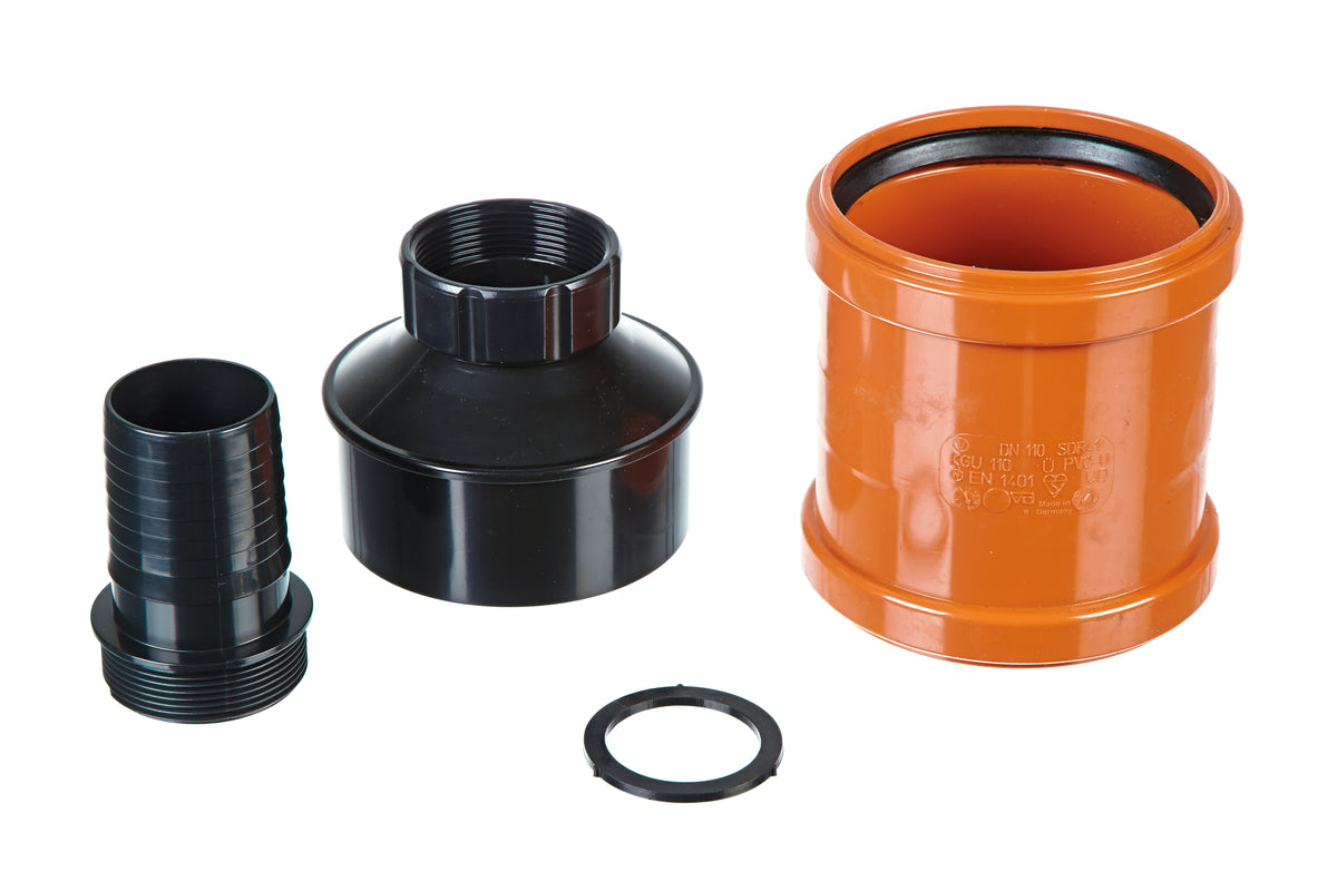 Accessoires de réduction de tuyau 110 mm x 2 pouces — Toebeh. buisreductie 110 mm x 2"
