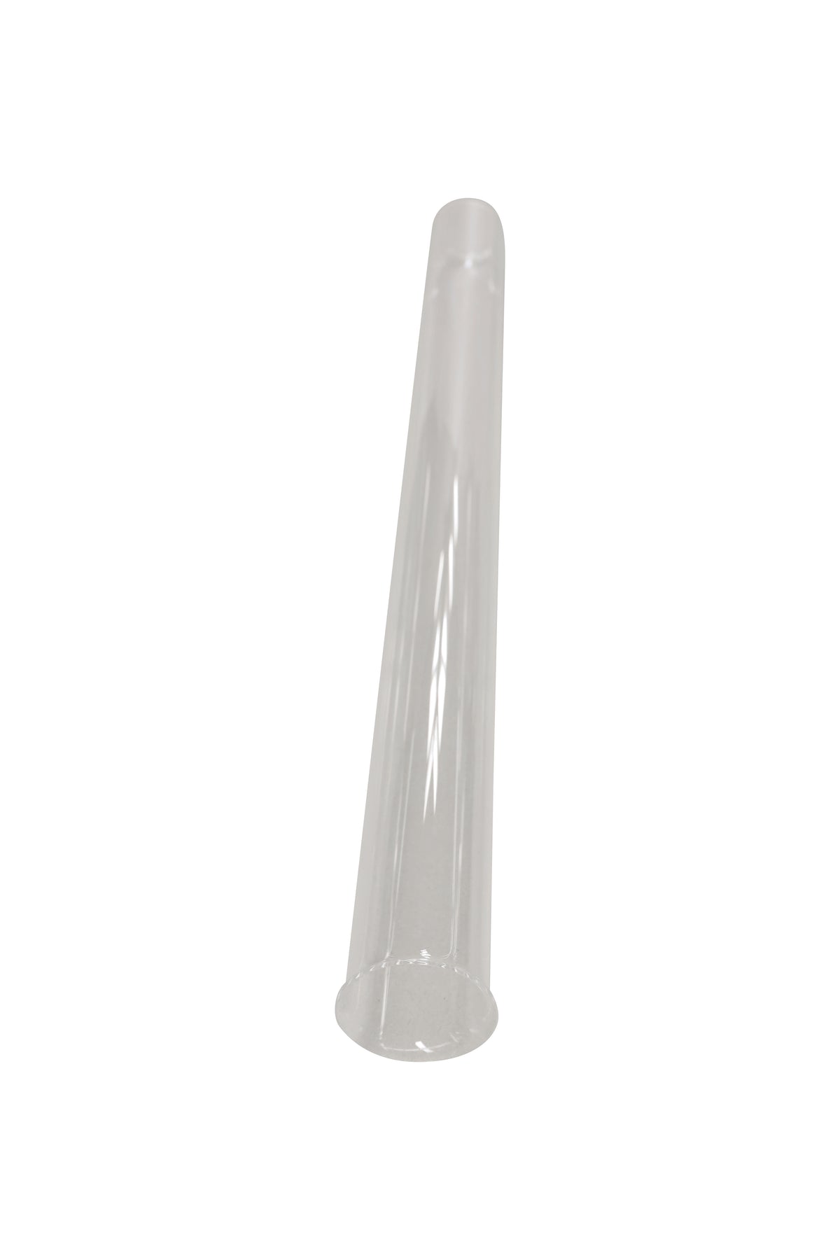 Tube en verre de quartz Ø44 × 550 avec rebord — Kwartsbuis D44 x 550 met rand