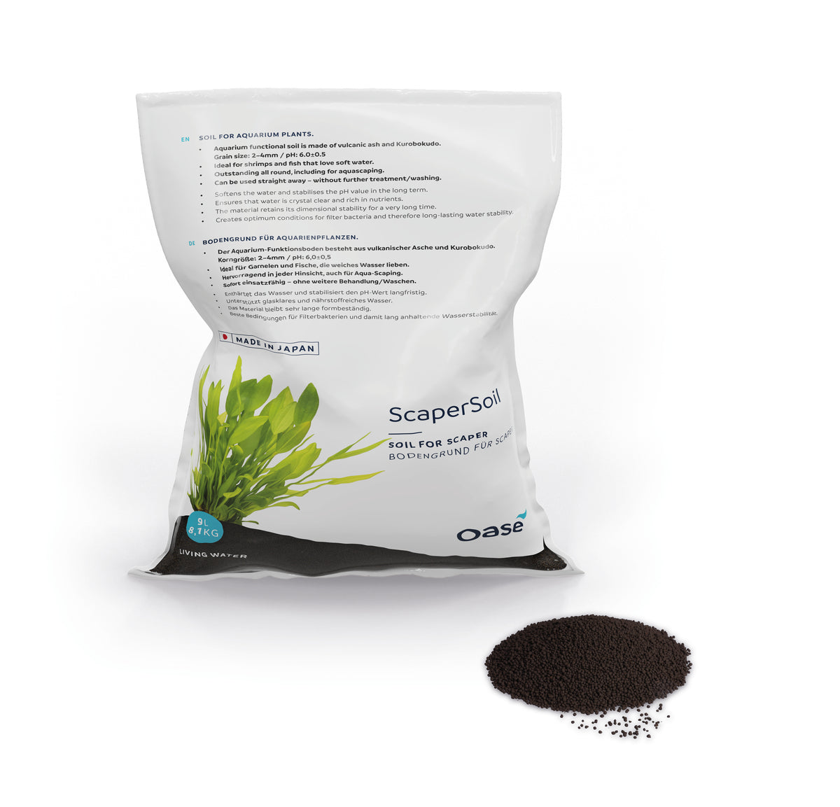 Sol technique ScaperLine Soil 9 l noir — ScaperLine Soil 9 l zwart