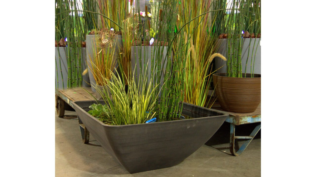 Bassin décoratif Fountain Pond Waterfall carré 75x35 cm - Velda
