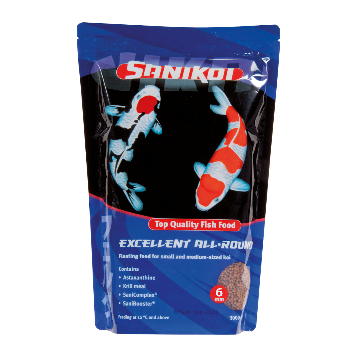 Nourriture pour poissons Excellent All-Round 6 mm 3 l - SaniKoi