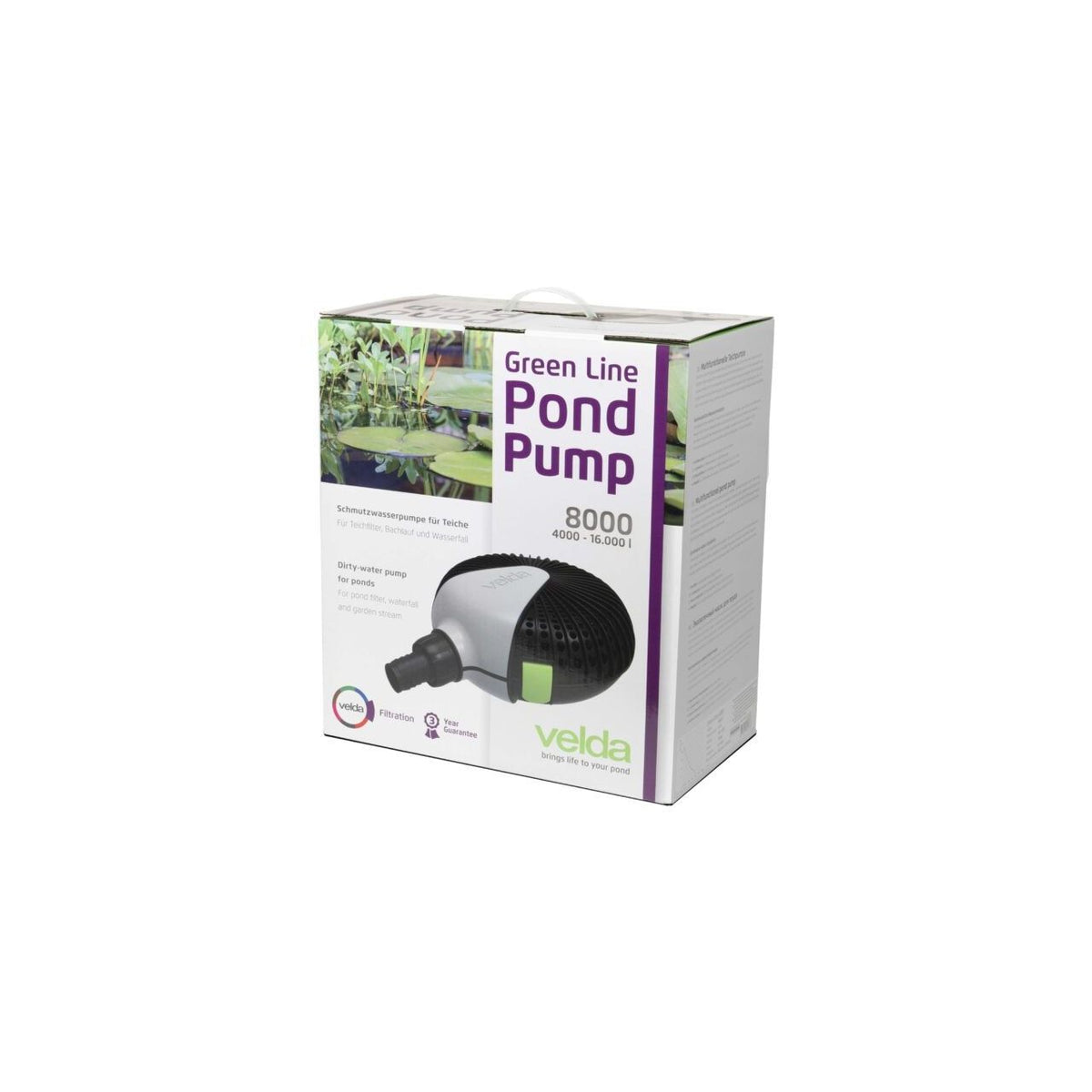 Pompe Green Line 8000 Pond Pump - Velda
