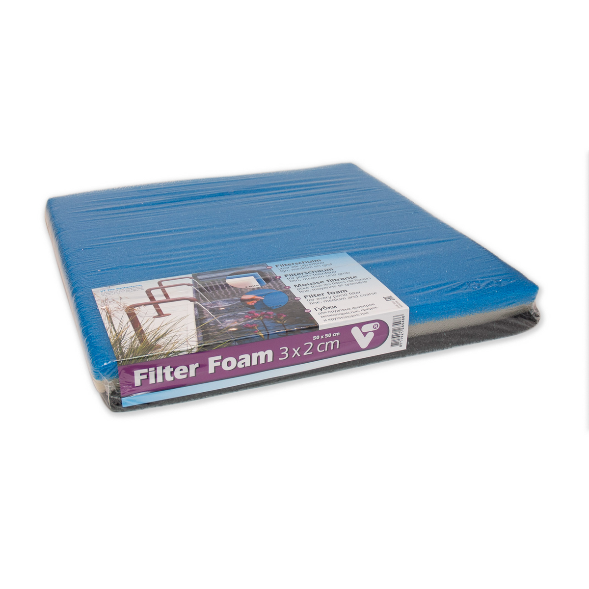 Kit de mousses filtrantes 50x50x2 cm 3 pièces - Velda