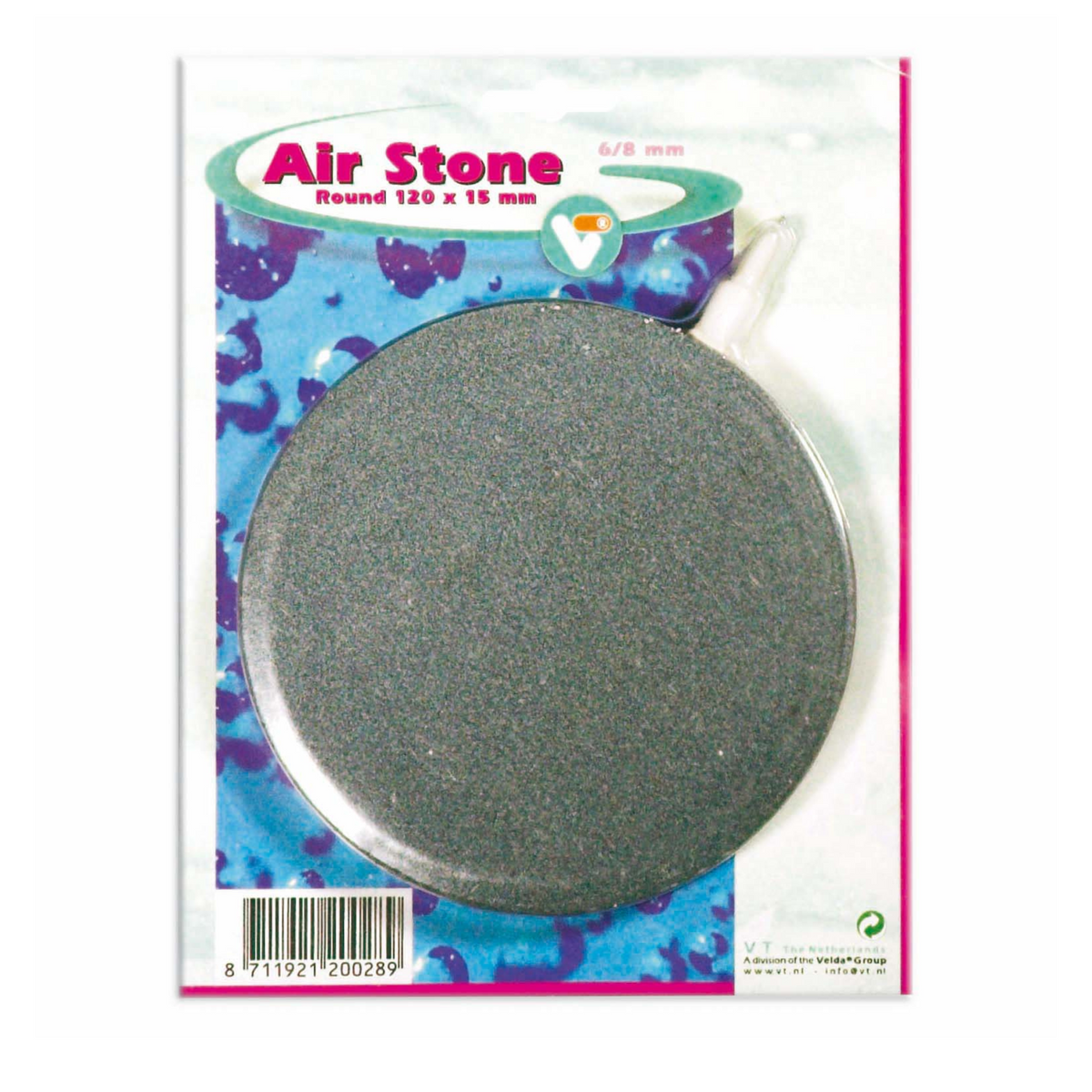 Diffuseur d’air Air Stone Round 6/8 mm d120h15 mm - Velda