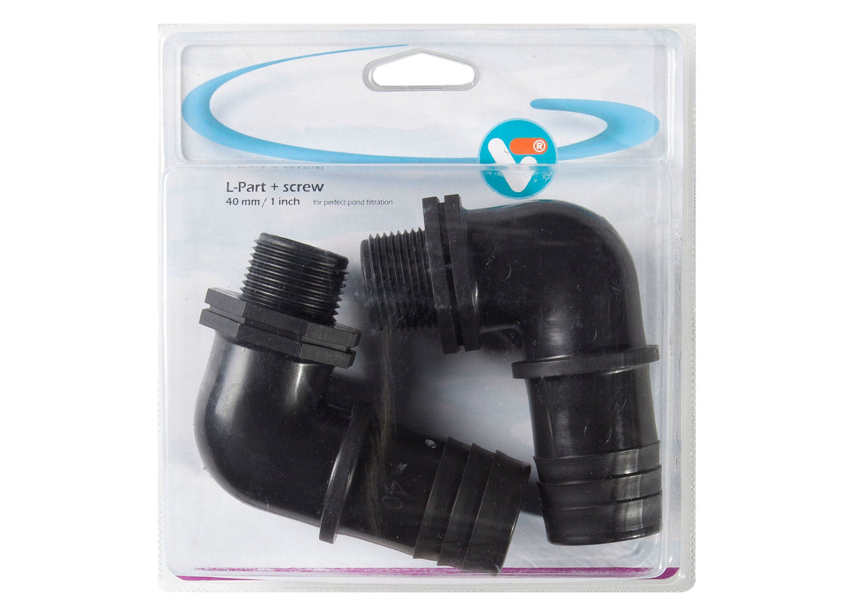 Coude + filetage 25 mm / 1 pouce - Velda