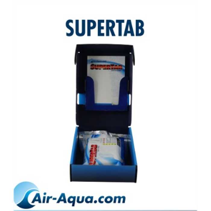 Air-Aqua Traitements SUPERTAB - DIOXYDE DE CHLORE - 12TABS X 20 GRAMME - 10% 8717591050568